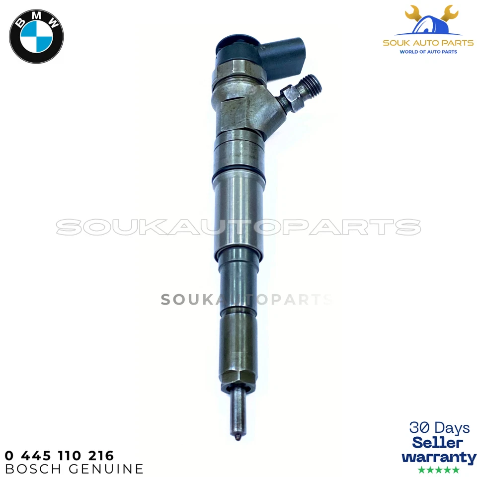 0 445 110 216 Genuine Bosch Diesel Injector BMW 320d 330d 520d 530d X3 X5 USED
