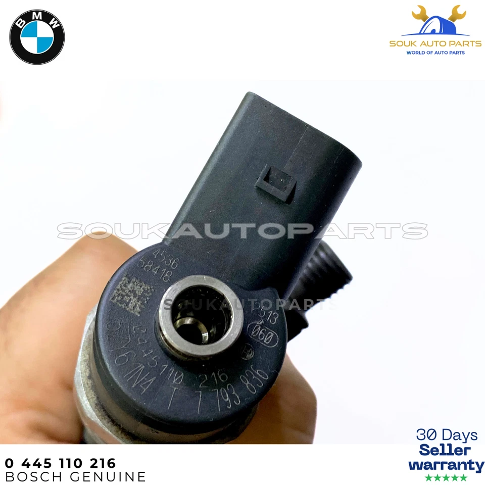 0 445 110 216 Genuine Bosch Diesel Injector BMW 320d 330d 520d 530d X3 X5 USED