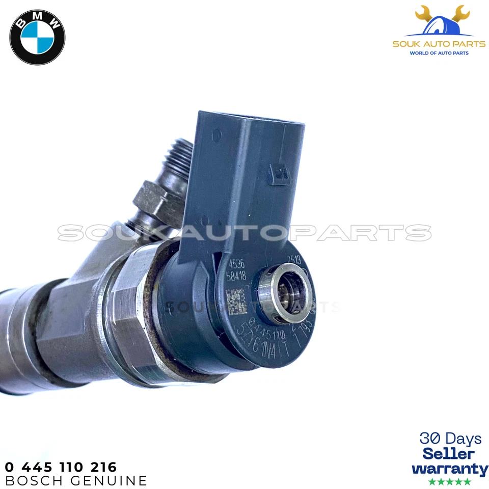 0 445 110 216 Genuine Bosch Diesel Injector BMW 320d 330d 520d 530d X3 X5 USED