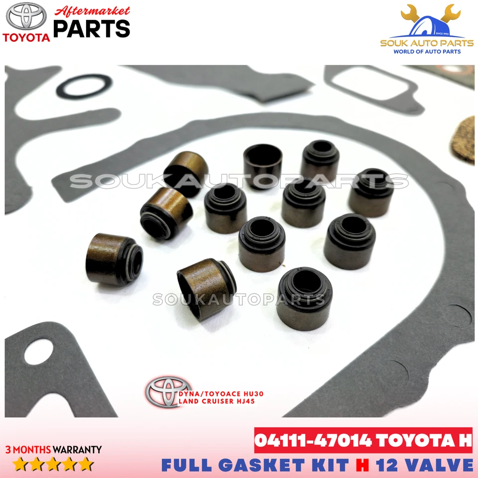 04111-47014 FULL GASKET KIT TOYOTA H FOR DYNA TOYOACE HU30 LAND CRUISER HJ45 3.6