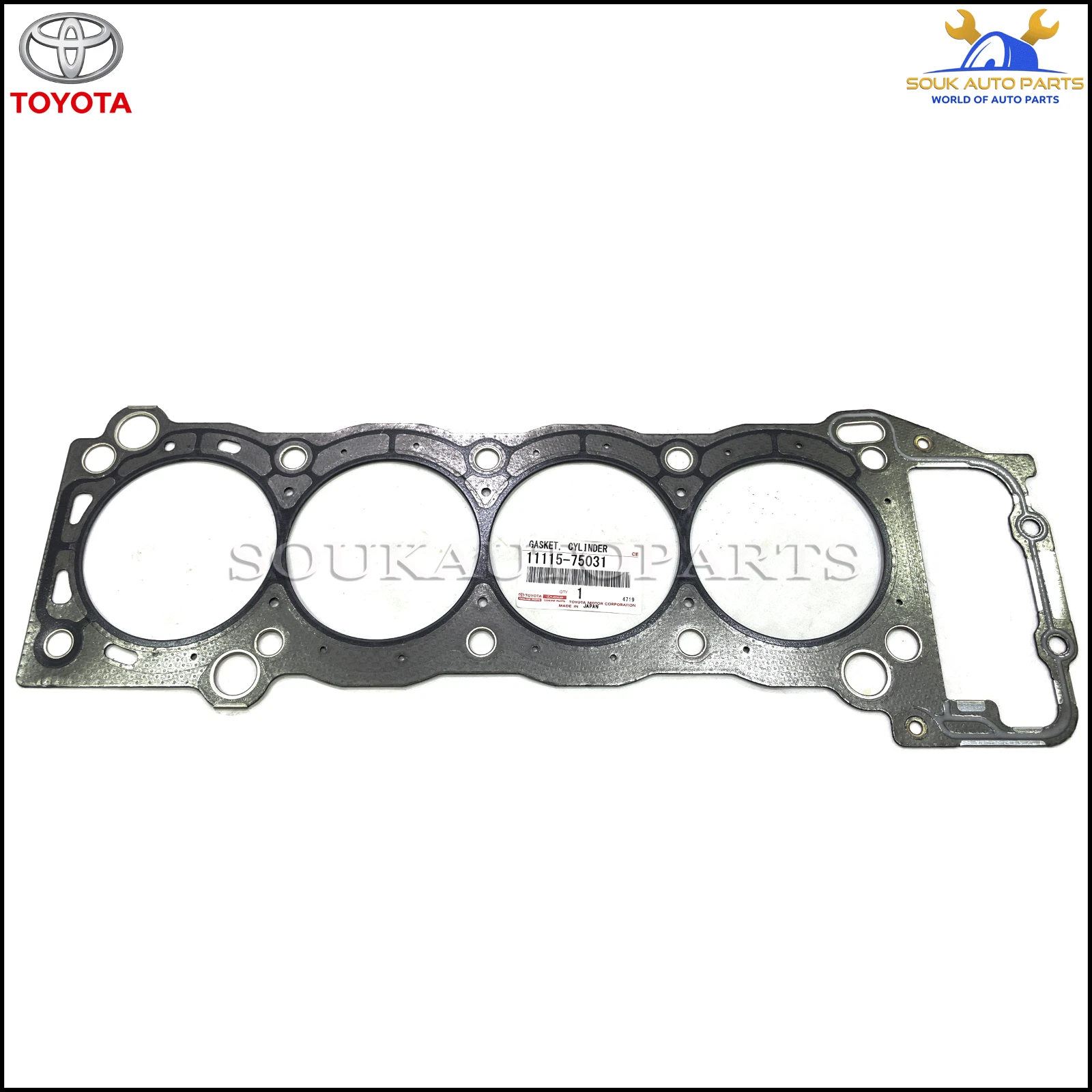 11115-75031 Genuine Toyota GASKET, CYLINDER HEAD 1111575031 OEM COASTER