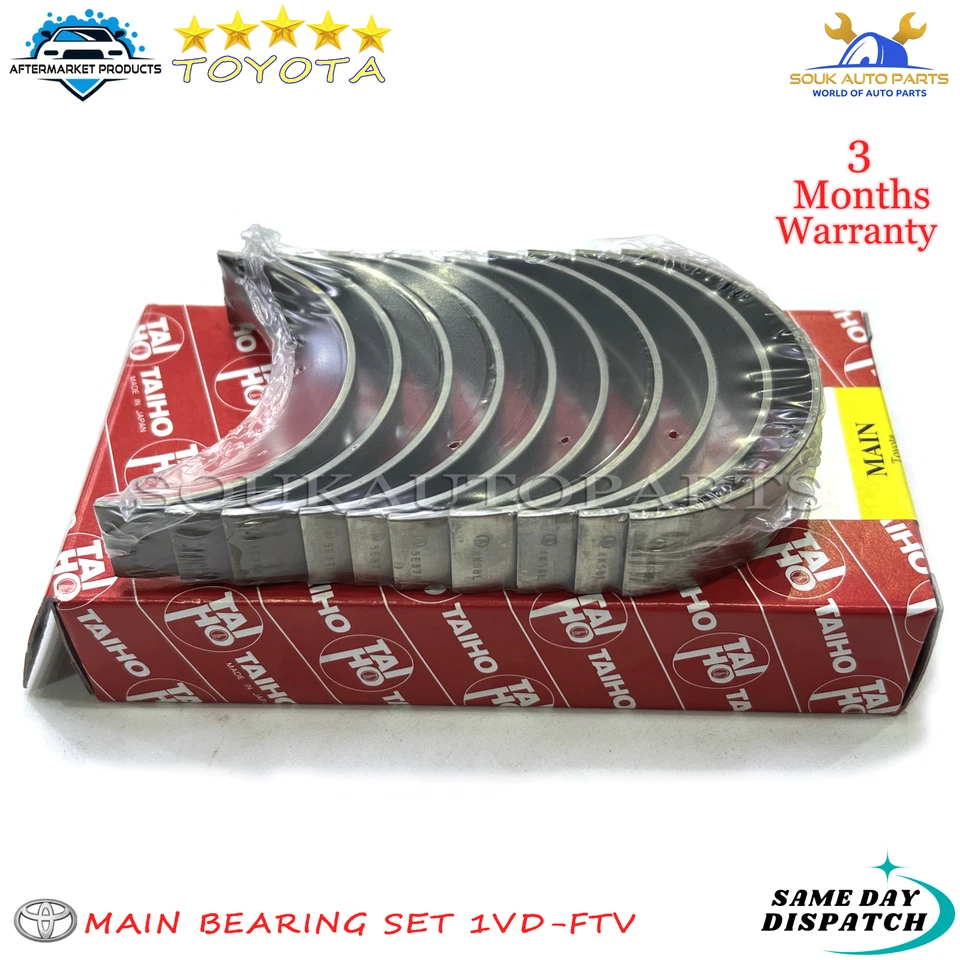 11701-51020 MAIN BEARING SET 1VD-FTV For Toyota LAND CRUISER 4.5Ltr 07-15