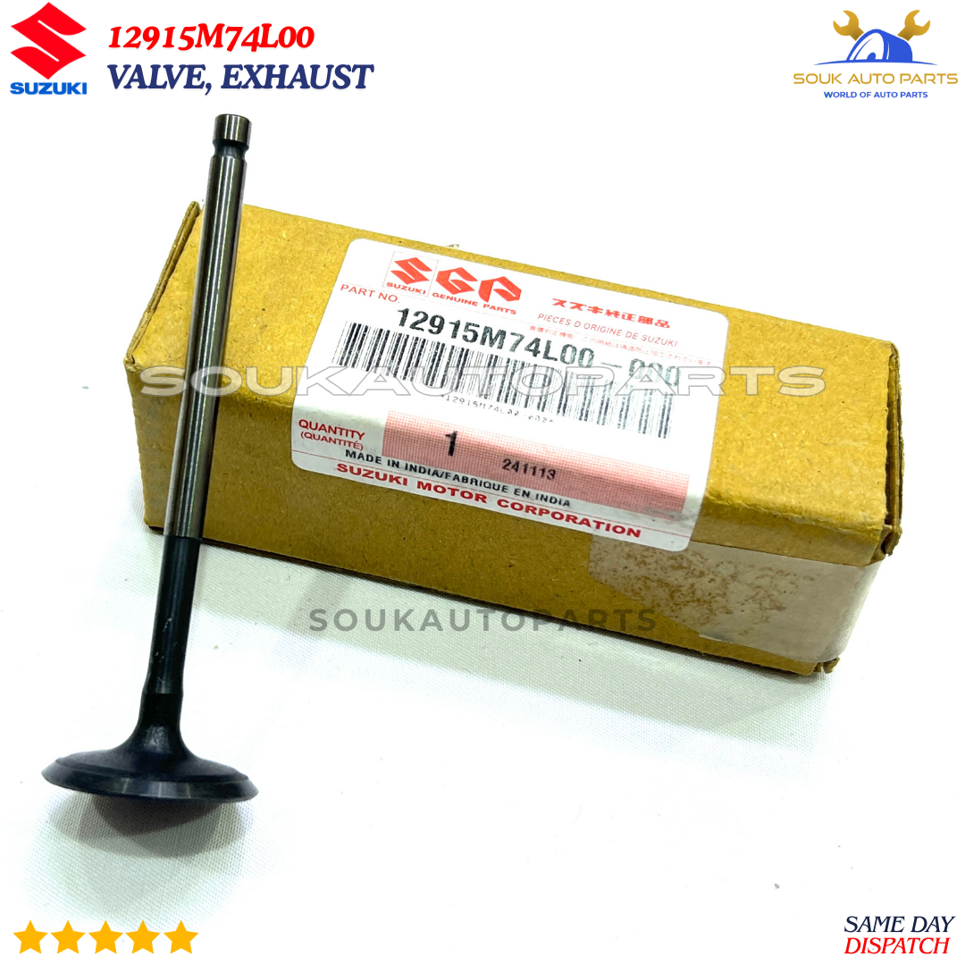 12915M74L00 Genuine Suzuki VALVE, EXHAUST 12915M74L00
