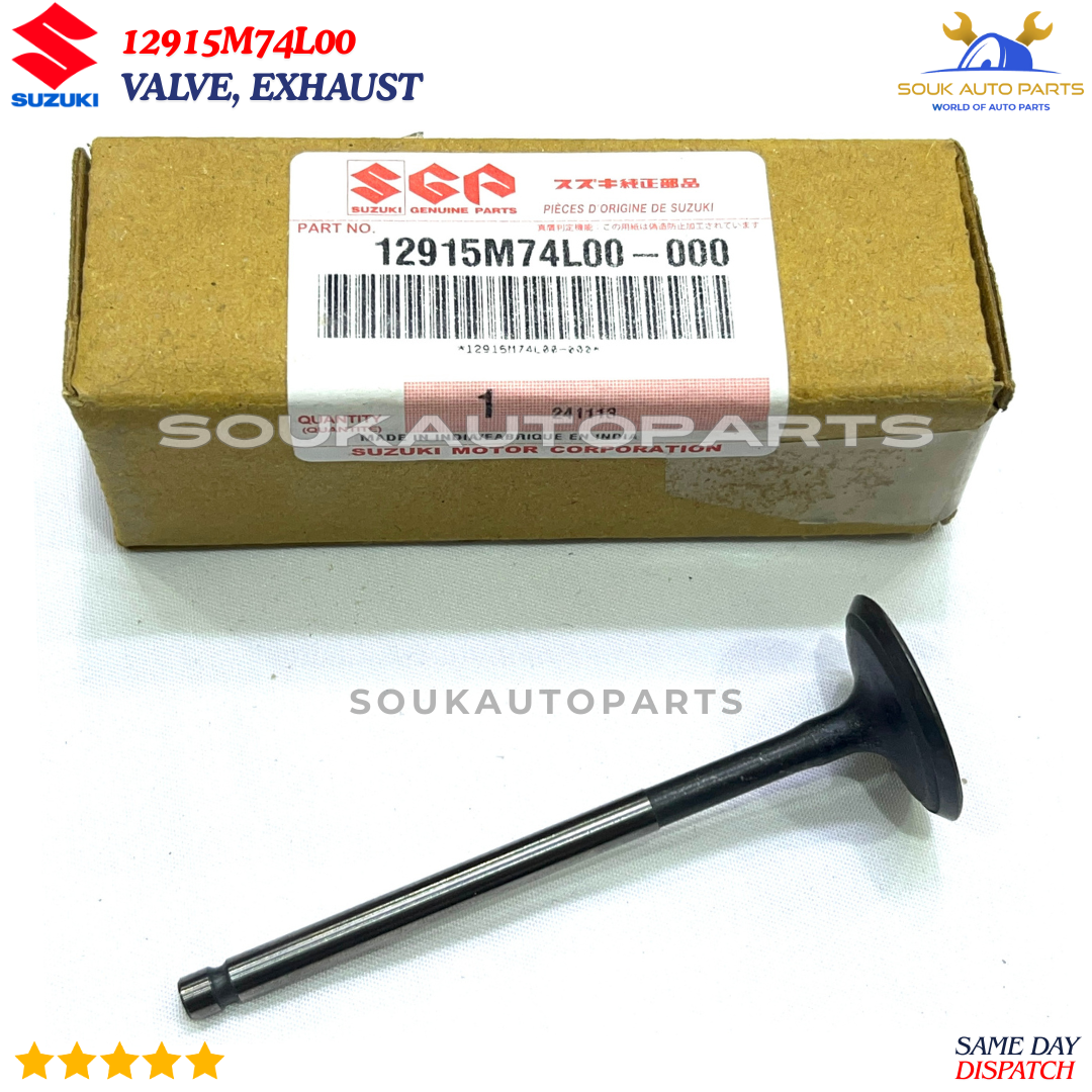 12915M74L00 Genuine Suzuki VALVE, EXHAUST 12915M74L00