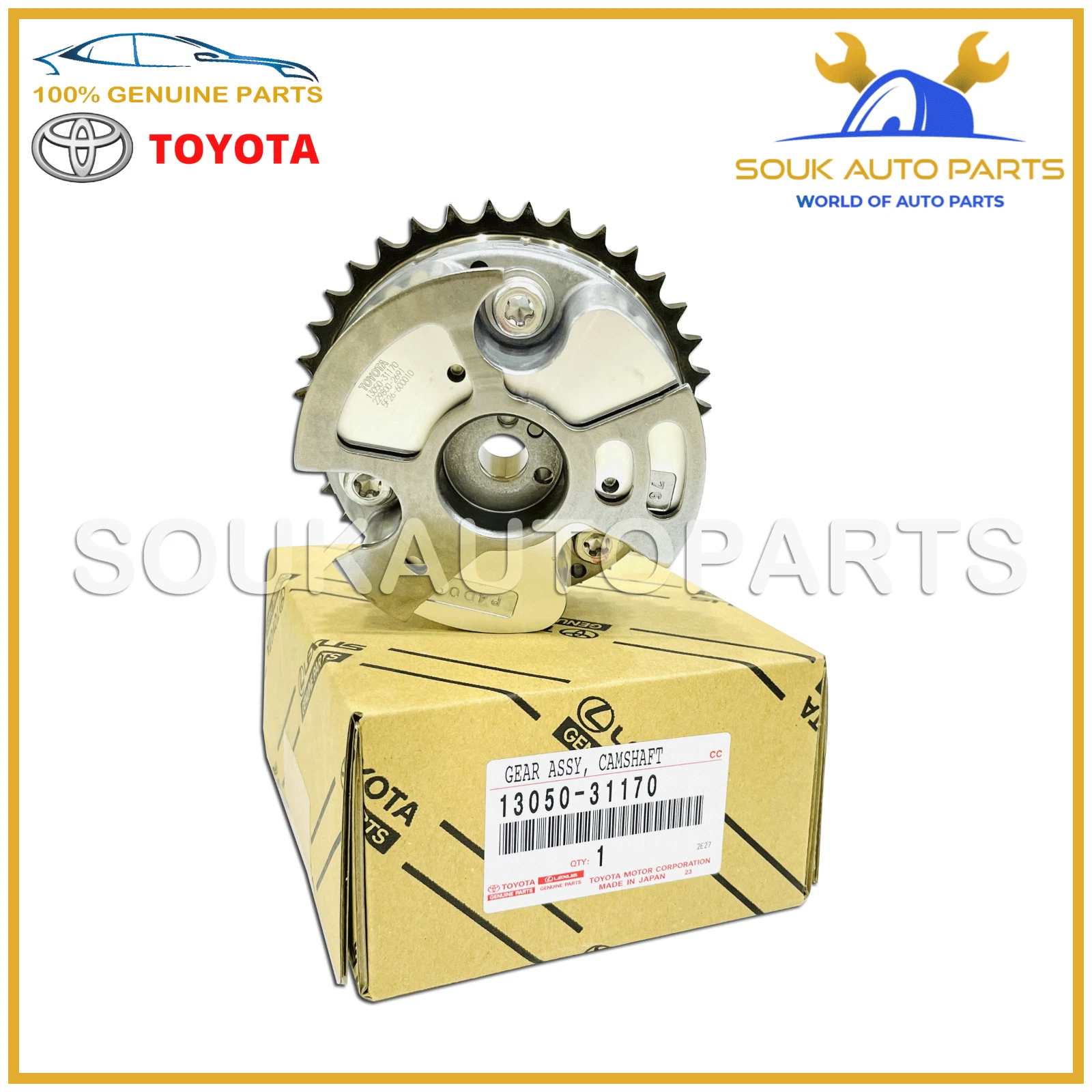 13050-31170 Genuine Toyota GEAR ASSY, CAMSHAFT TIMING LEXUS 1305031170 OEM