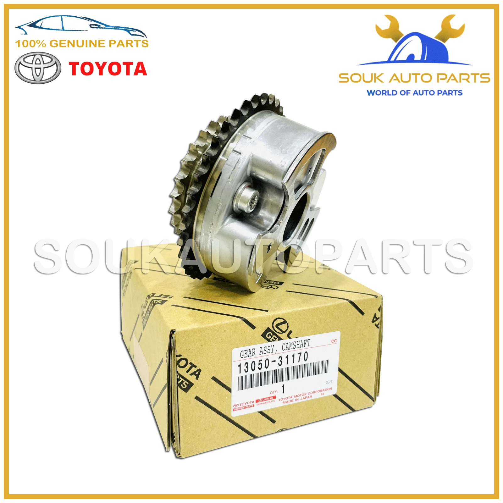 13050-31170 Genuine Toyota GEAR ASSY, CAMSHAFT TIMING LEXUS 1305031170 OEM