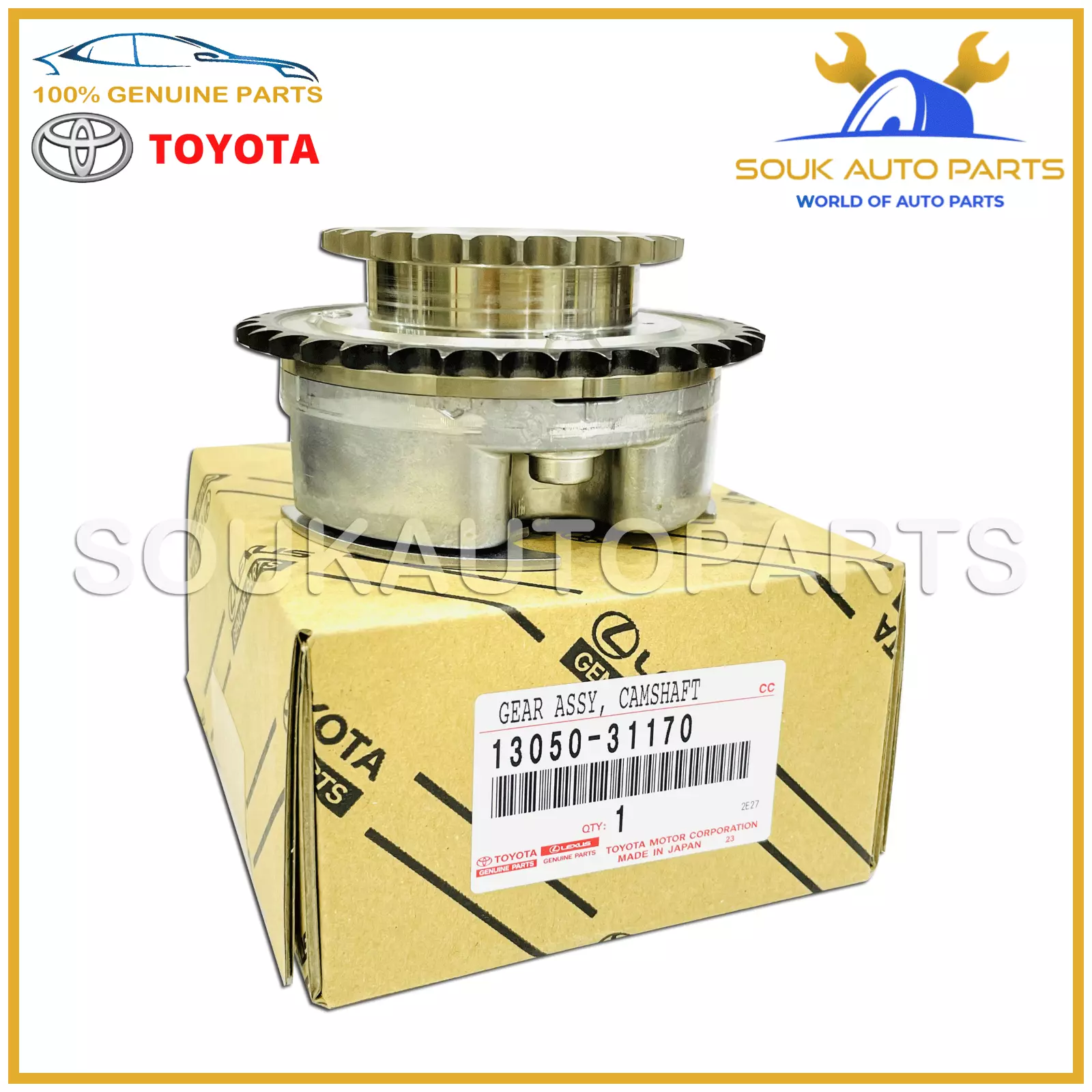 13050-31170 Genuine Toyota GEAR ASSY, CAMSHAFT TIMING LEXUS 1305031170 OEM