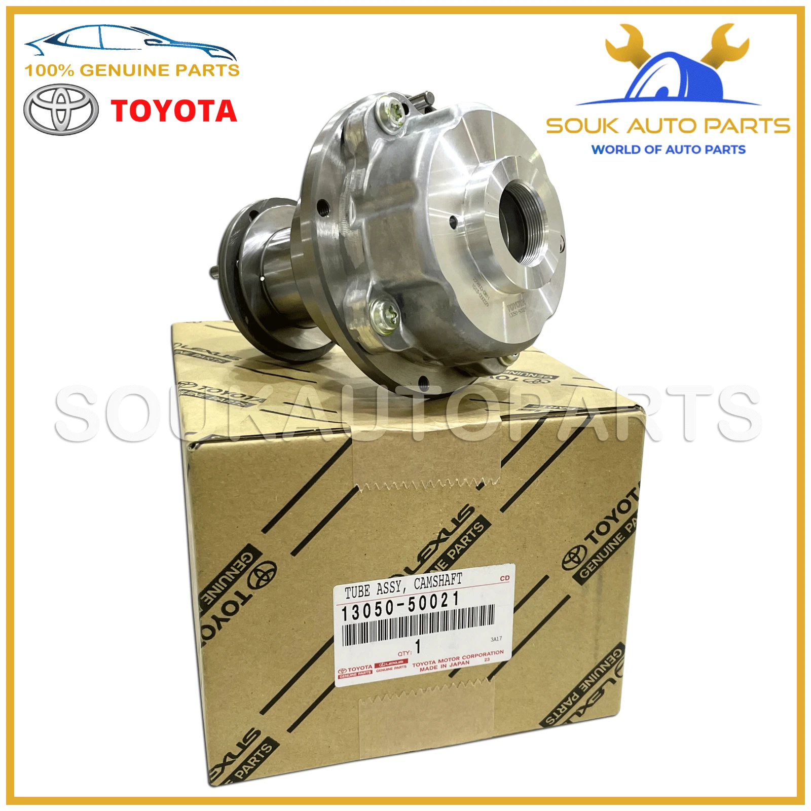 13050-50021 Genuine Toyota TUBE ASSY, CAMSHAFT TIMING 1305050021 OEM