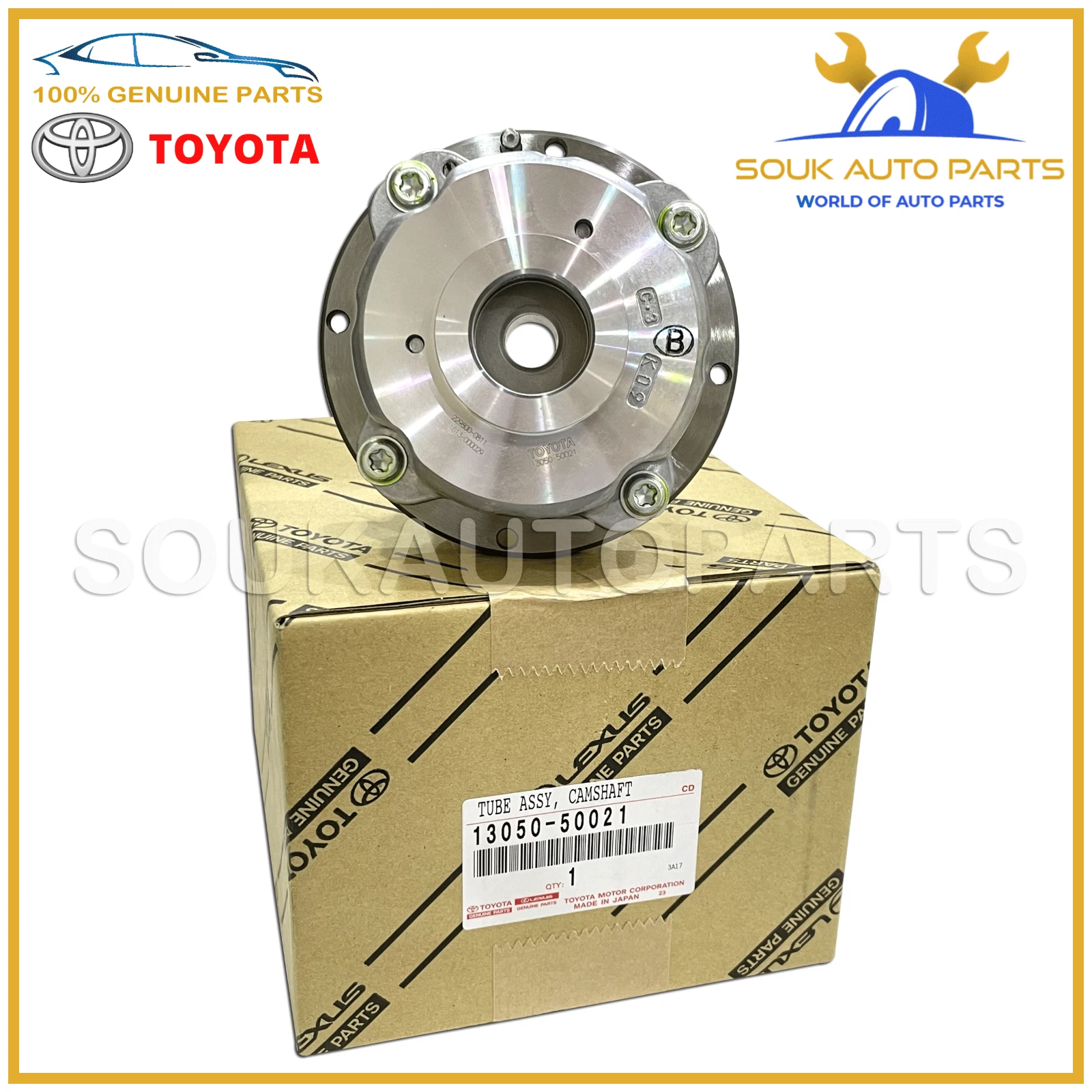13050-50021 Genuine Toyota TUBE ASSY, CAMSHAFT TIMING 1305050021 OEM