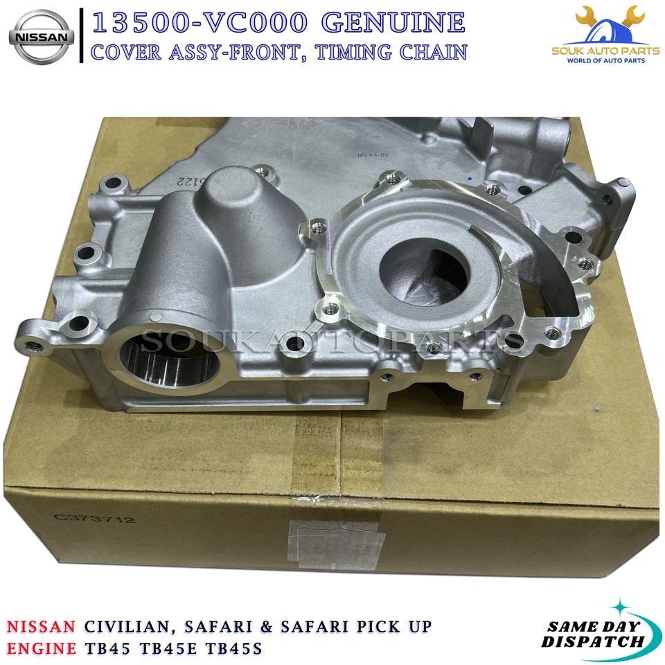 13500-VC000 Genuine Nissan COVER ASSY-FRONT, TIMING CHAIN 13500VC000 OEM