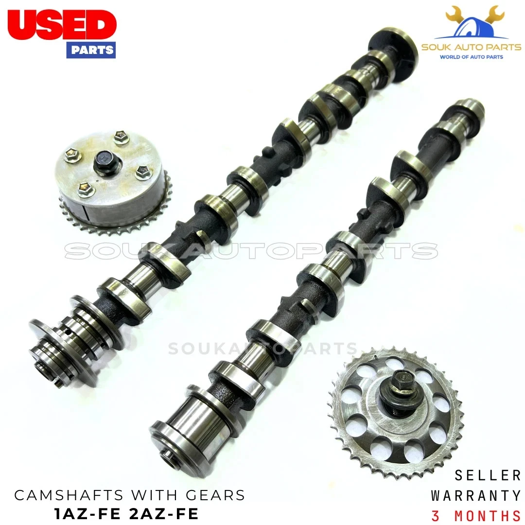 CAMSHAFTS INLET & EXHAUST WITH GEARS 1AZ-FE 2AZ-FE For Toyota CAMRY 2.0 & 2.4L