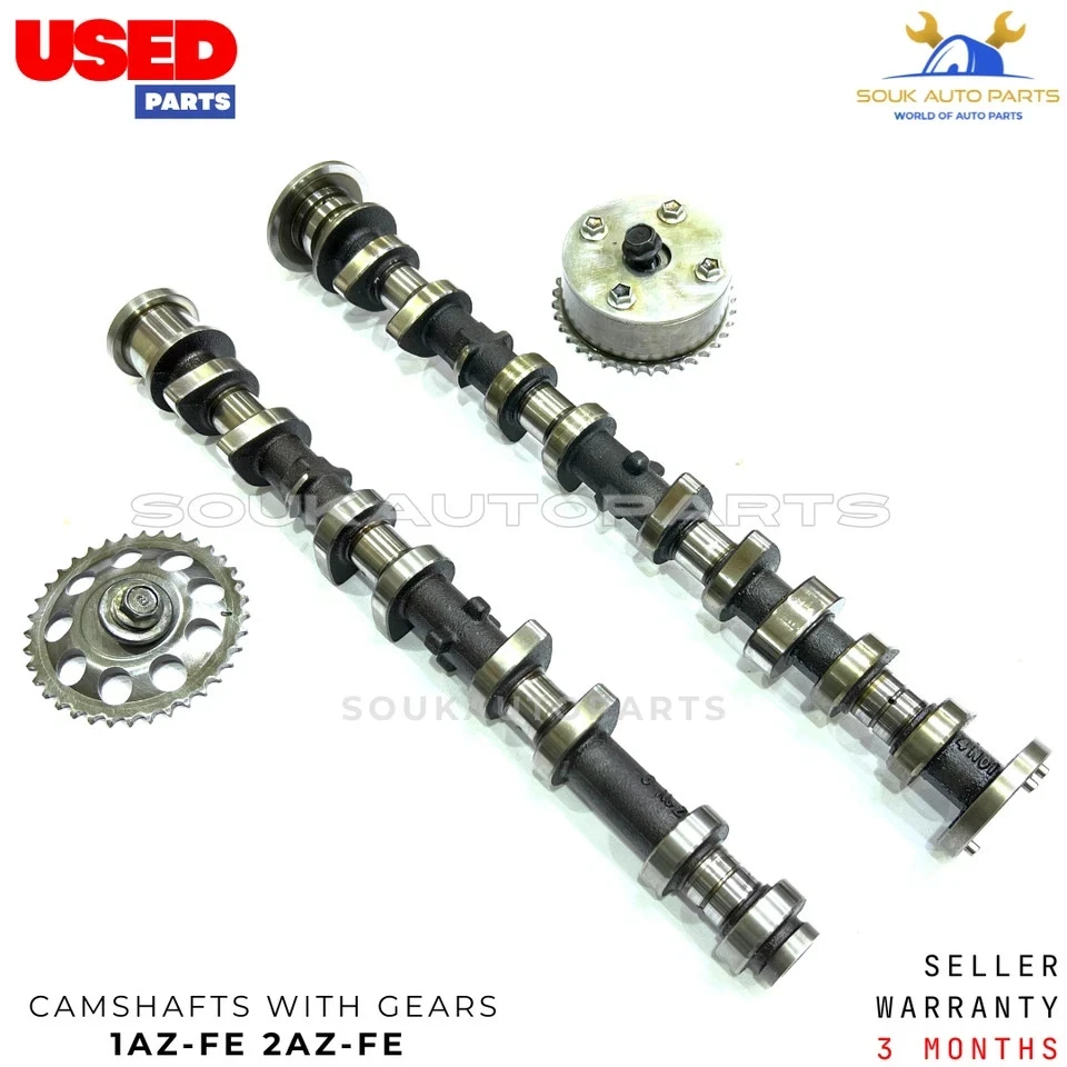 CAMSHAFTS INLET & EXHAUST WITH GEARS 1AZ-FE 2AZ-FE For Toyota CAMRY 2.0 & 2.4L