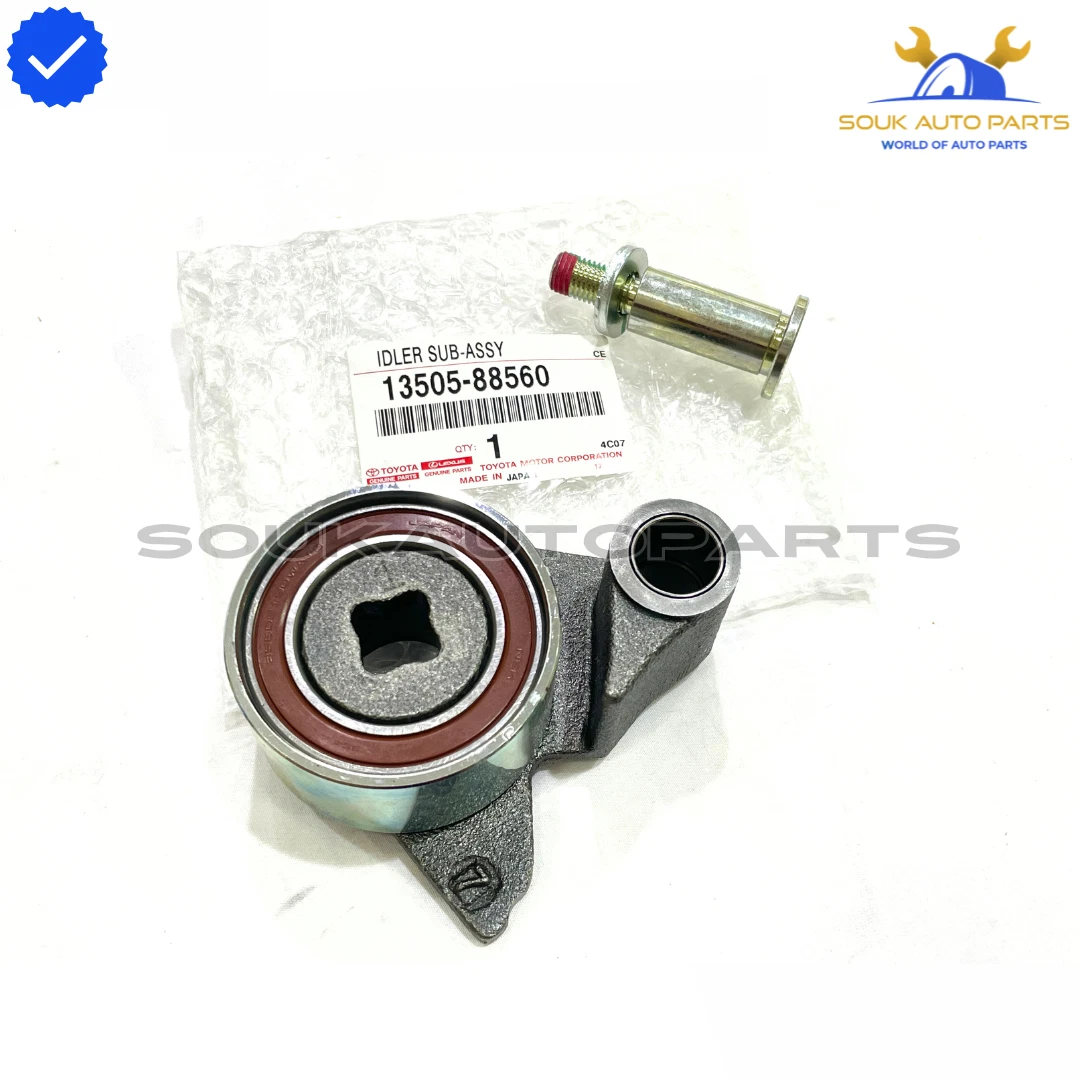 13505-88560 Genuine Toyota IDLER SUB-ASSY, TIMING BELT, NO.1 OEM