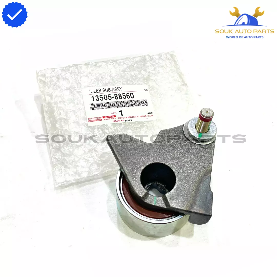 13505-88560 Genuine Toyota IDLER SUB-ASSY, TIMING BELT, NO.1 OEM