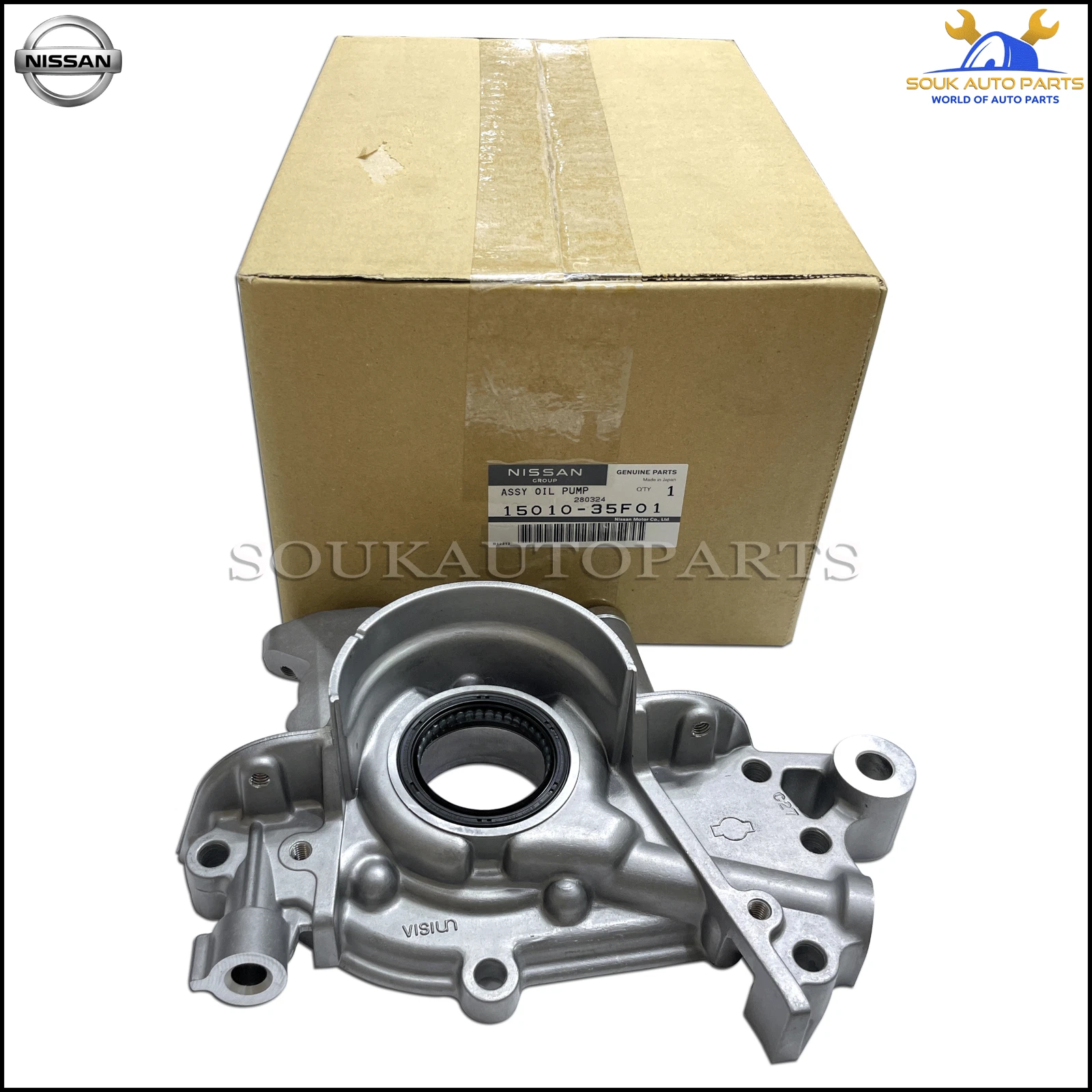 15010-35F01 Genuine Nissan PUMP ASSY-OIL 1501035F01 OEM 200SX BLUEBIRD EXA