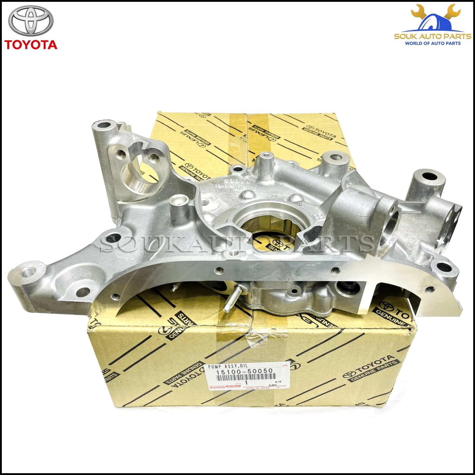 15100-50050 Genuine Toyota PUMP ASSY, OIL 1510050050 OEM