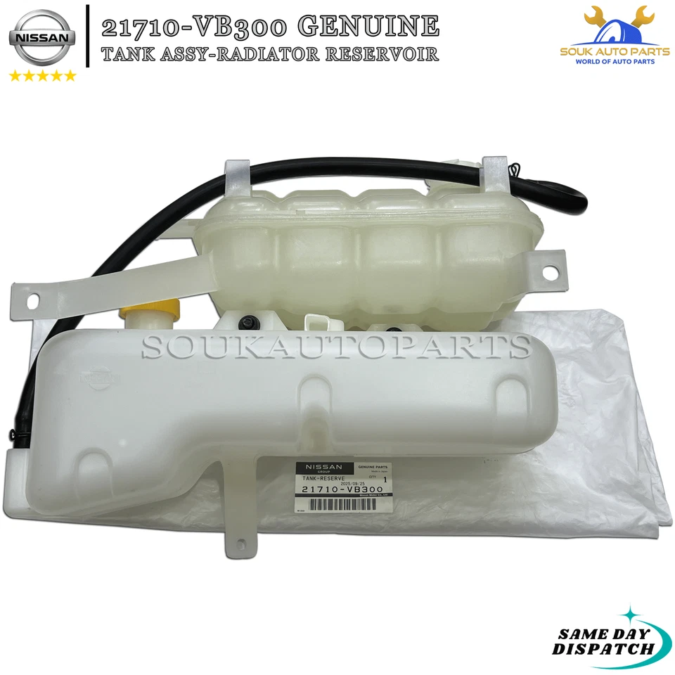 21710-VB300 Genuine Nissan TANK ASSY-RADIATOR RESERVOIR 21710VB300 OEM PATROL