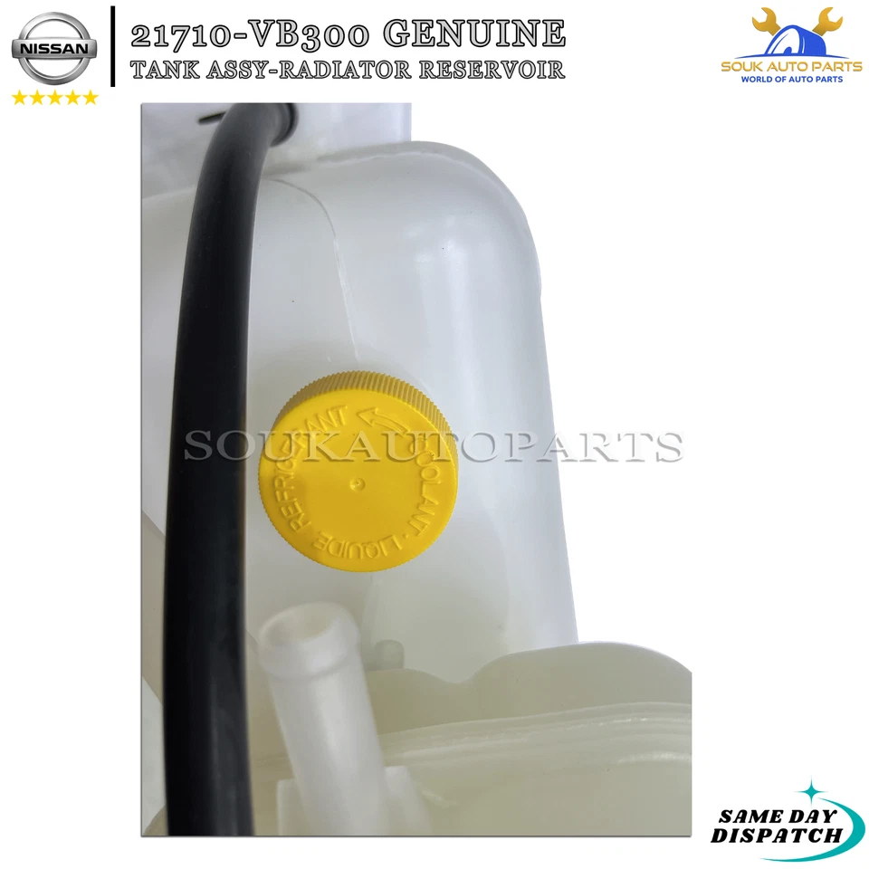 21710-VB300 Genuine Nissan TANK ASSY-RADIATOR RESERVOIR 21710VB300 OEM PATROL