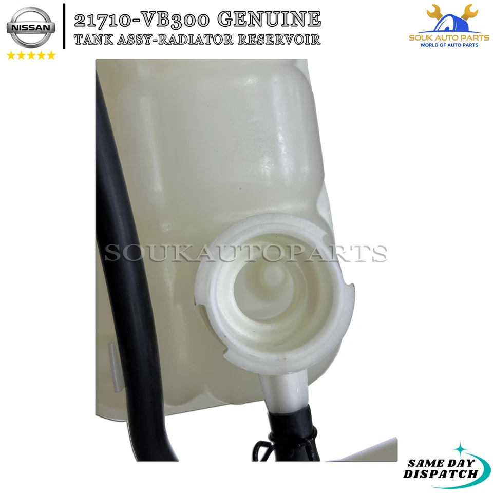 21710-VB300 Genuine Nissan TANK ASSY-RADIATOR RESERVOIR 21710VB300 OEM PATROL
