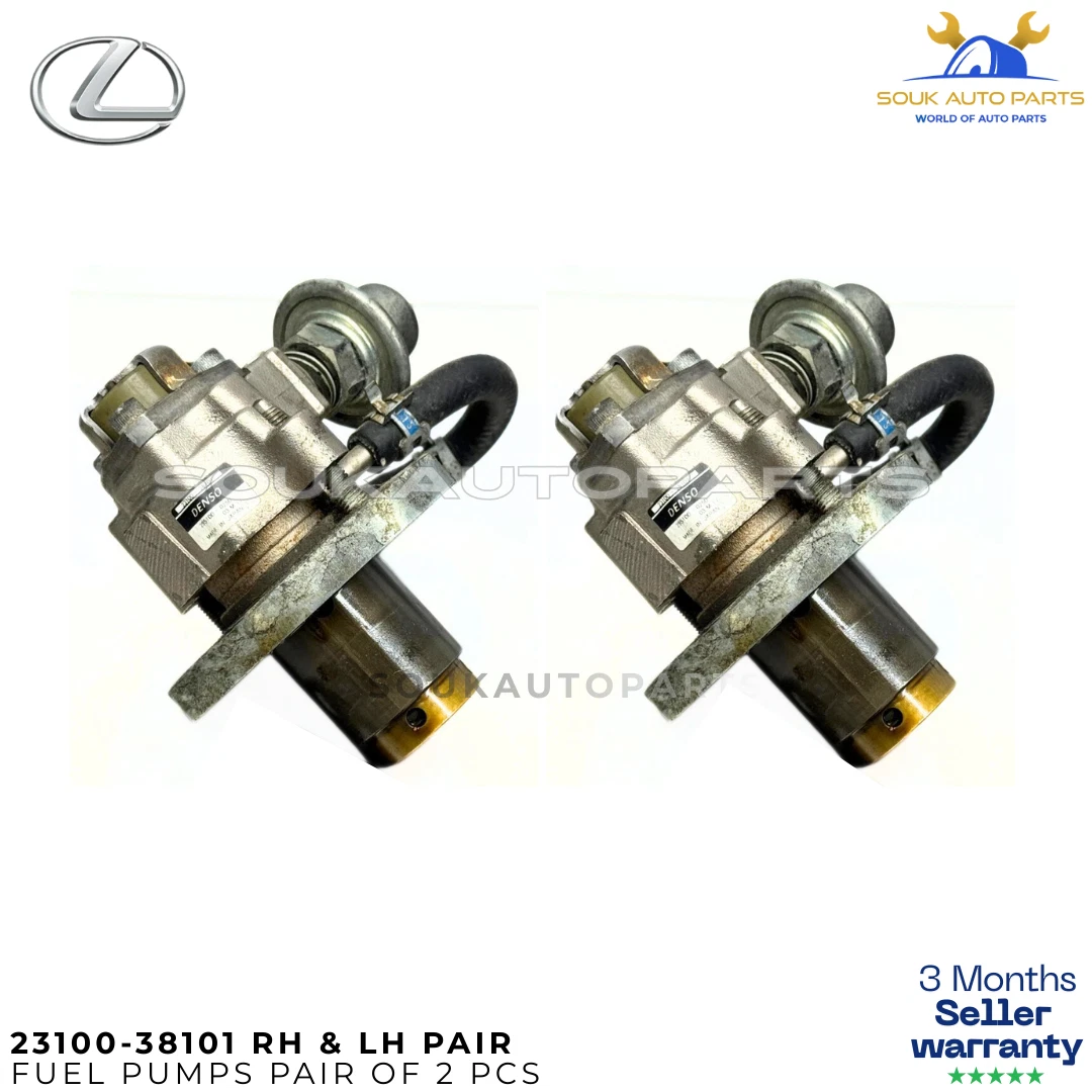 23100-38101 GAS HIGH PRESSUR FUEL PUMP RH LH PAIR 2007-2017 Lexus LS460 4.6L V8