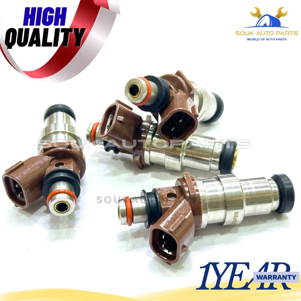 NEW 23209-79095 FUEL INJECTORS 4 PCS For Toyota 4RUNNER TACOMA T100 2.7L