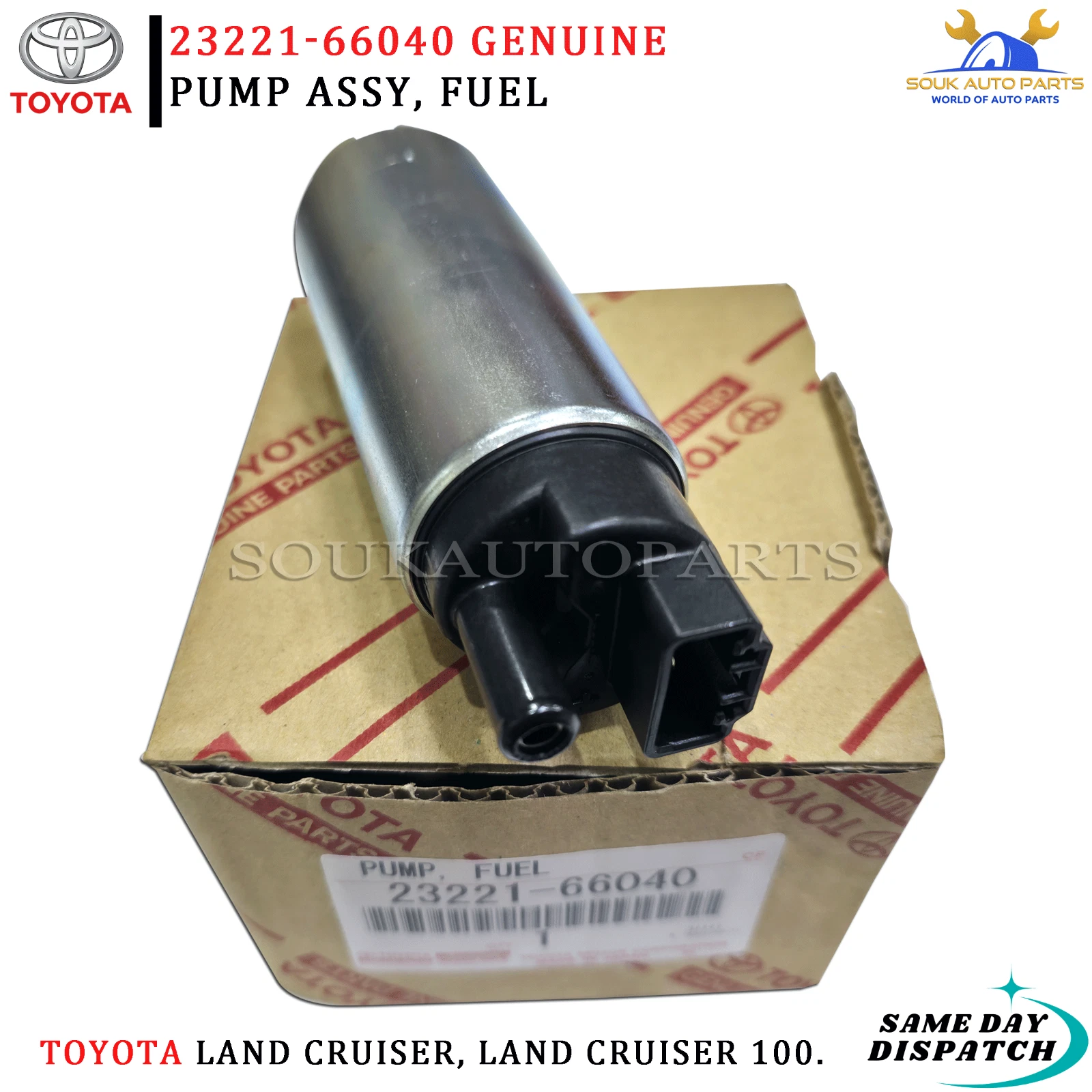 23221-66040 GENUINE TOYOTA PUMP ASSY, FUEL 2322166040 OEM