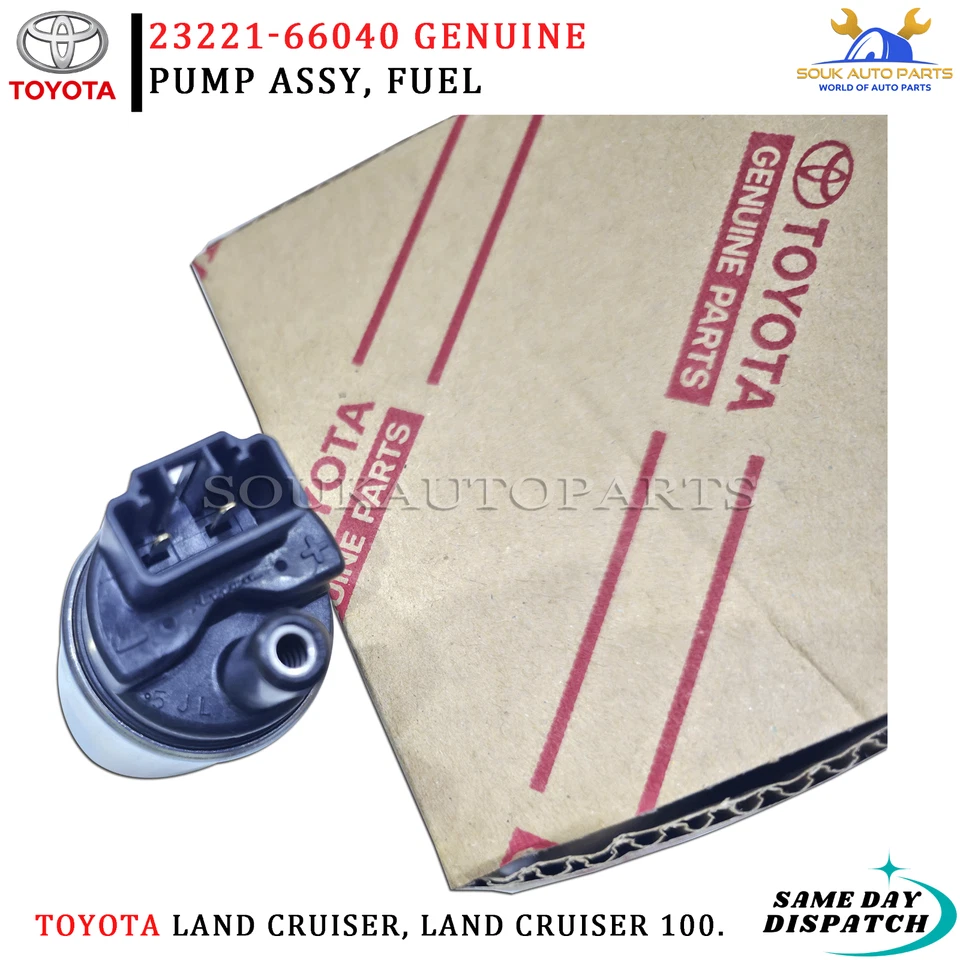 23221-66040 GENUINE TOYOTA PUMP ASSY, FUEL 2322166040 OEM