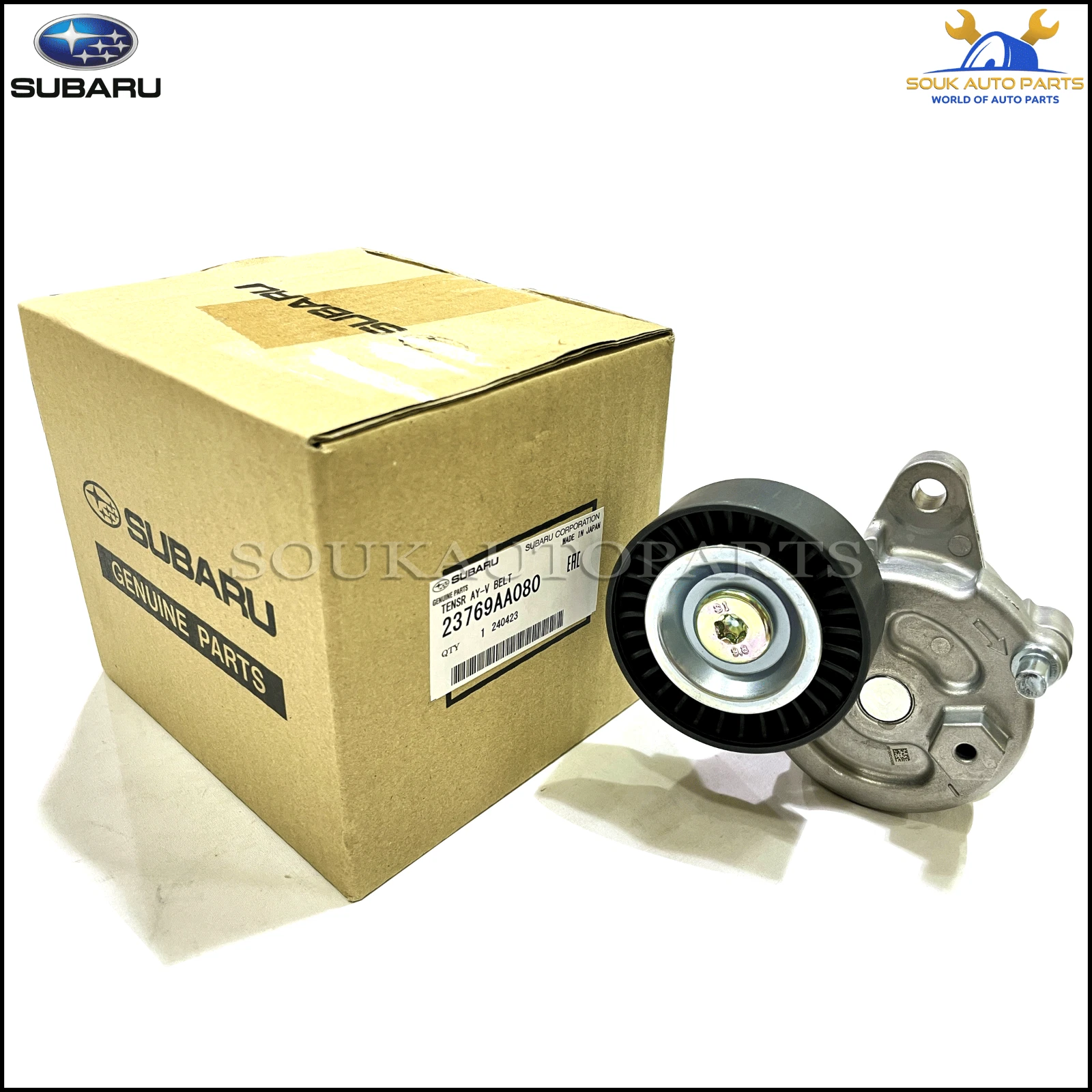 23769-AA080 Genuine Subaru TENSIONER AY-V BELT FOR IMPREZA XV 23769AA080 OEM