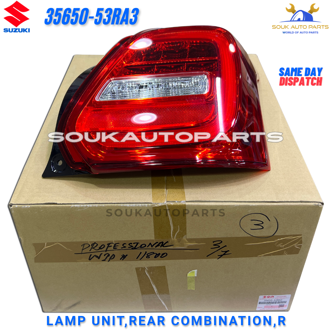 35650-53RA3 Genuine Suzuki LAMP UNIT,REAR COMBINATION,R 3565053RA3 OEM