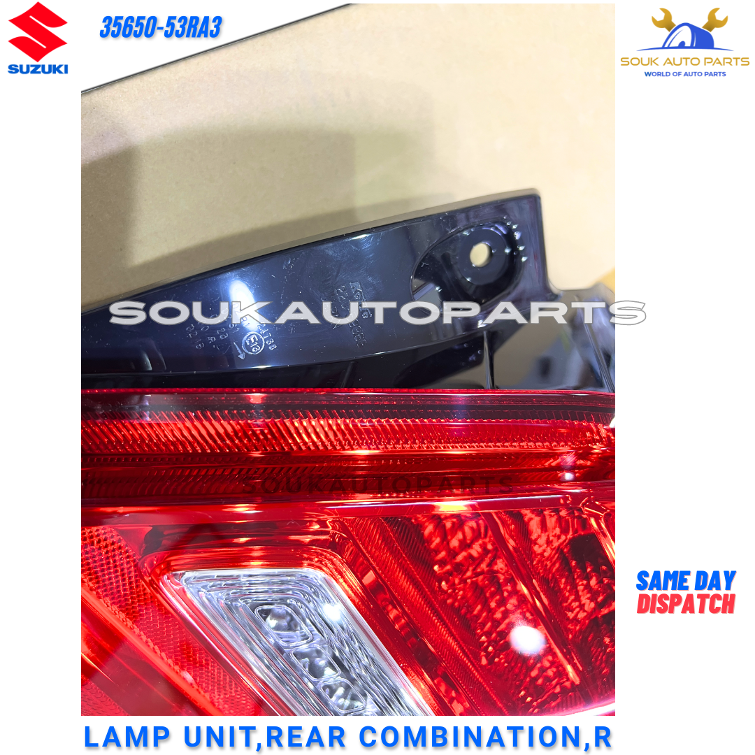 35650-53RA3 Genuine Suzuki LAMP UNIT,REAR COMBINATION,R 3565053RA3 OEM