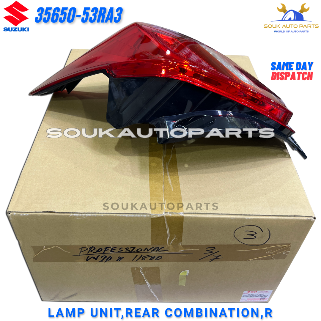 35650-53RA3 Genuine Suzuki LAMP UNIT,REAR COMBINATION,R 3565053RA3 OEM