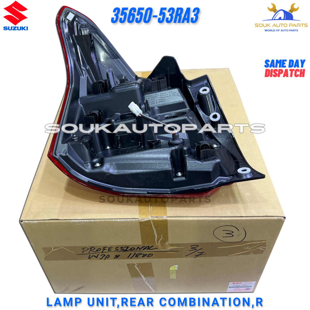 35650-53RA3 Genuine Suzuki LAMP UNIT,REAR COMBINATION,R 3565053RA3 OEM
