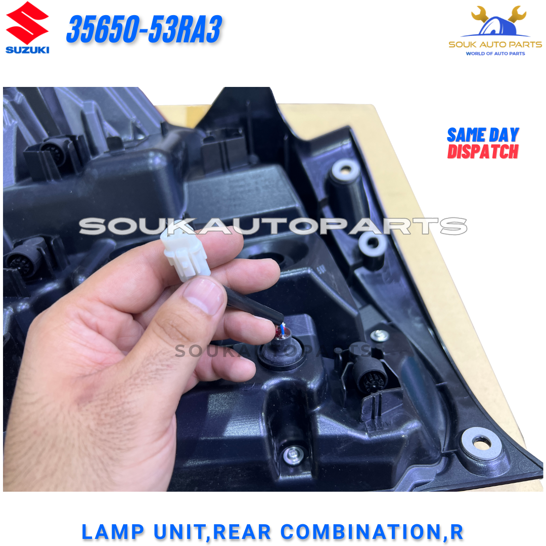 35650-53RA3 Genuine Suzuki LAMP UNIT,REAR COMBINATION,R 3565053RA3 OEM