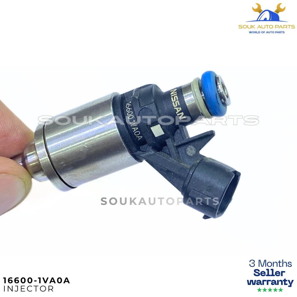 4 x FUEL INJECTOR 16600-1VA0A Genuine 2014-2019 Nissan JUKE F15 1.6 PETROL NISMO