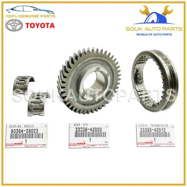 33336-42020 Genuine Toyota 5TH GEAR REPAIR KIT 41 TEETH