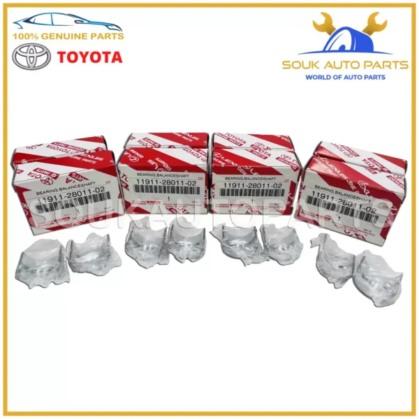 11911-28011-02 Genuine Toyota BEARING SET (8 PCS), BALANCESHAFT, NO.1 1AZ 2AZ-FE