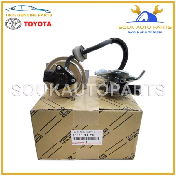 25800-30120 Genuine Toyota VALVE ASSY, ELECTRIC EGR CONTROL 2580030120 OEM