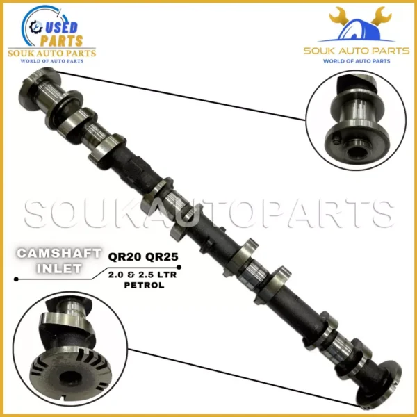 CAMSHAFT & GEAR SPROCKET INTAKE QR20/QR25 DE For Nissan X-TRAIL ALTIMA 2001-2008