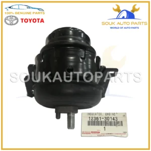 12361-30143 Genuine Toyota INSULATOR, ENGINE MOUNTING FRONT 1236130143 OEM