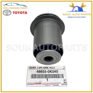 48654-0K040 Genuine Toyota BUSH, FRONT LOWER ARM, NO.1, RH/LH