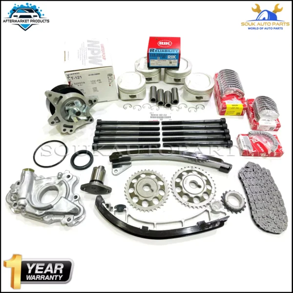ENGINE REBUILD KIT 1ZZ-FE For Toyota COROLLA CELICA RAV4 1.8Ltr
