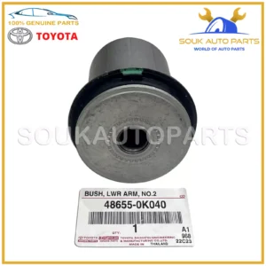 48654-0K040 Genuine Toyota BUSH, FRONT LOWER ARM, NO.1, RH/LH