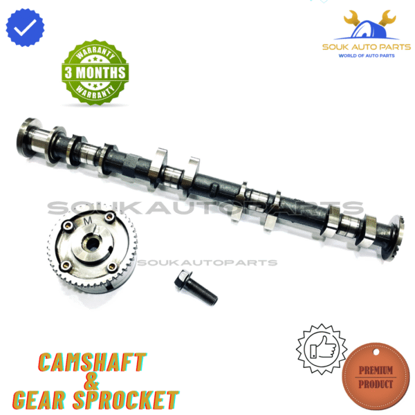 CAMSHAFT & GEAR SPROCKET INTAKE QR20/QR25 DE For Nissan X-TRAIL ALTIMA 2001-2008