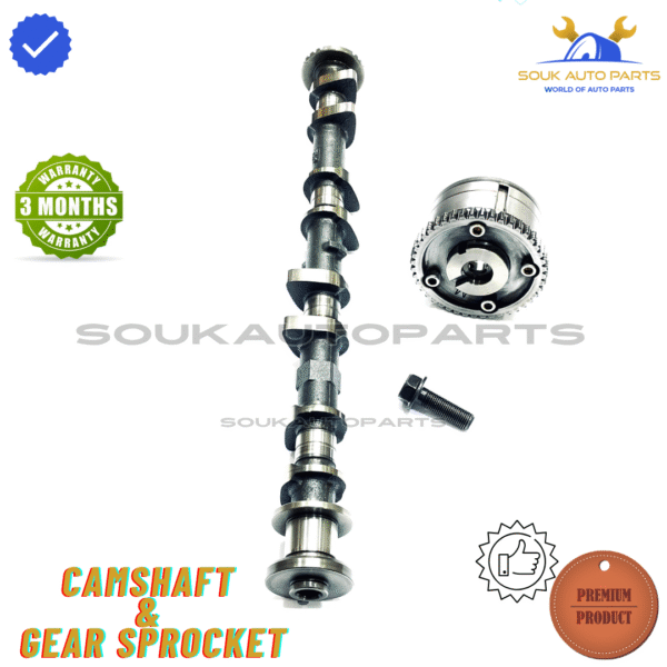 CAMSHAFT & GEAR SPROCKET INTAKE QR20/QR25 DE For Nissan X-TRAIL ALTIMA 2001-2008