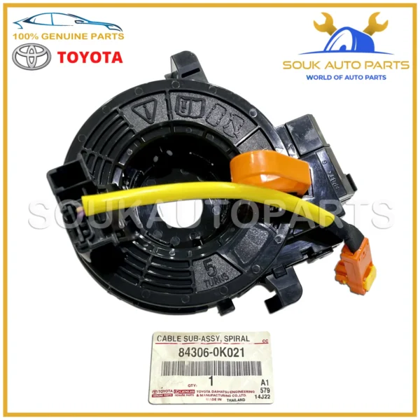 84306-0K021 Genuine Toyota SPIRAL CABLE SUB-ASSY INNOVA KIJANG HILUX