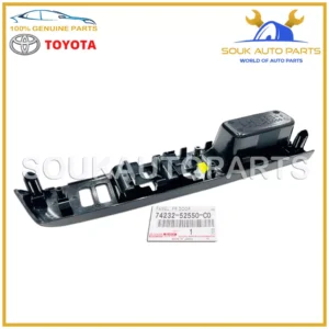 74232-52550-C0 Toyota PANEL, FR ARMREST BASE, UPPER LH 7423252550C0 Genuine OEM