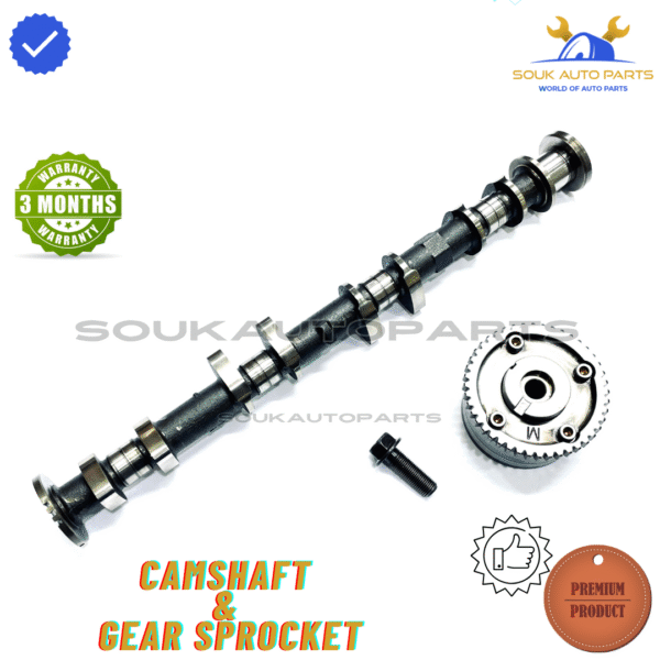 CAMSHAFT & GEAR SPROCKET INTAKE QR20/QR25 DE For Nissan X-TRAIL ALTIMA 2001-2008