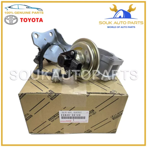 25800-30120 Genuine Toyota VALVE ASSY, ELECTRIC EGR CONTROL 2580030120 OEM