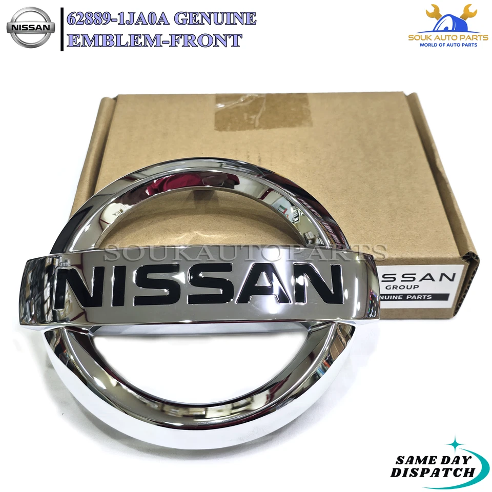 62889-1JA0A Genuine Nissan EMBLEM-FRONT 628891JA0A OEM