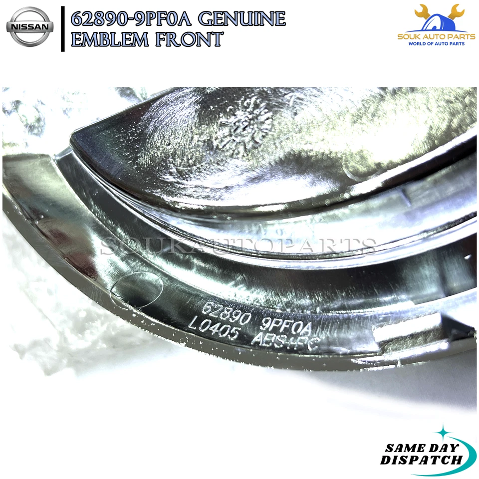 62890-9PF0A Genuine Nissan EMBLEM FRONT 628909PF0A OEM PATHFINDER